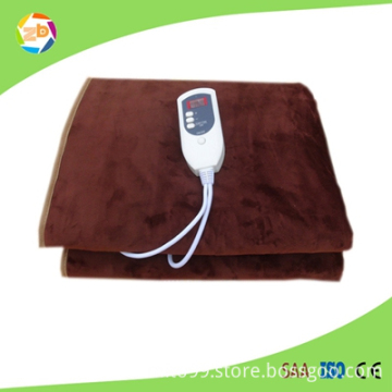 household double face blue powered blanket