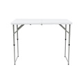 Mesa plegable ajustable de doble pliegue