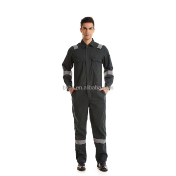 Breathable Reflective Safety Coveralls: Industrial Mechanic Working Uniforms