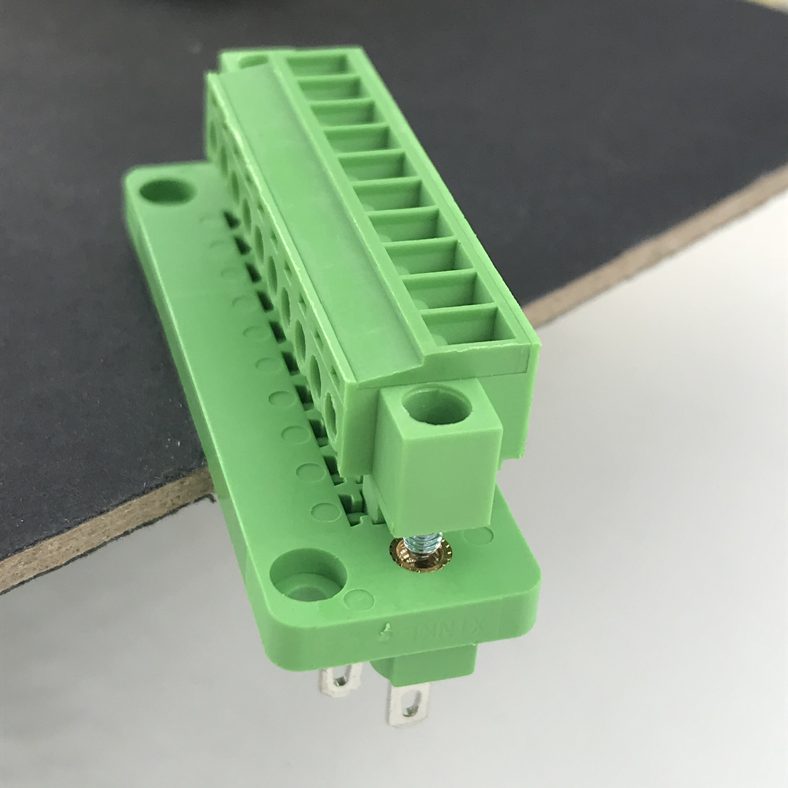 10 Pin Through Wall Pluggable Terminal Block Free Download Aeco 6575