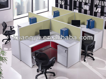 staff workstation,workstation for 4 person,room partiton
