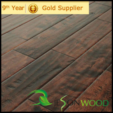 Solid Birch hardwood flooring Handscraped & Distressed Copperfield Color