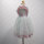 100% cotton fabric one year baby party dress