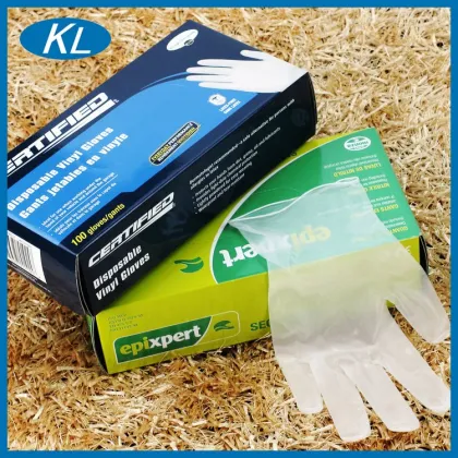 colored dishwashing pvc/vinyl powder free gloves