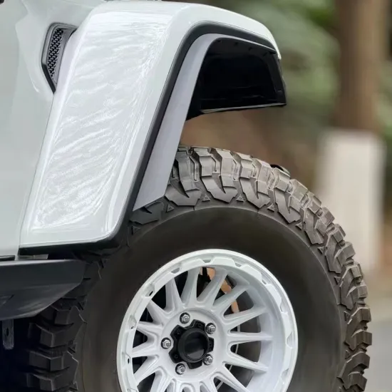 Maiker Extension Fender Trim Cover for Jeep Wrangler JL - Mud Guard for Large-size Tires