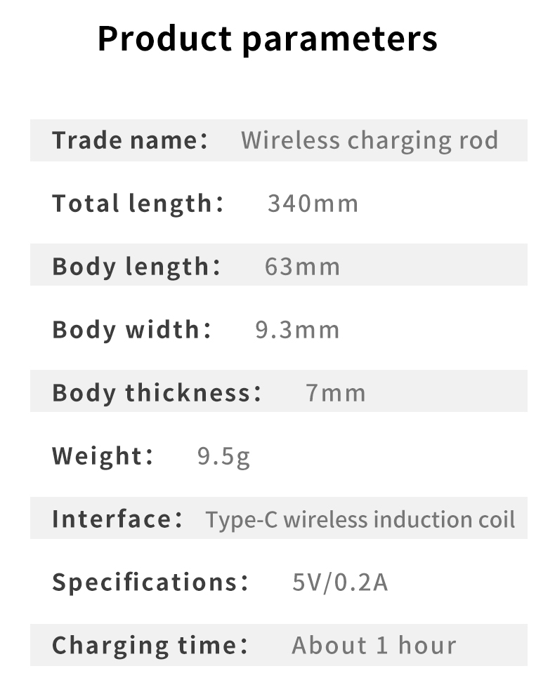 Charging rod Charging rod