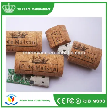 Factory wine stopper usb flash drive wood cork usb flash drive 4gb 8gb 16gb