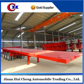 New design product, 40ft chassis container trailer,40ft flatbed semi trailer