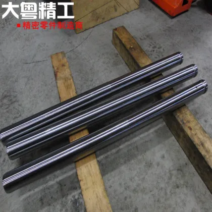 Cylindrical grinding machining large shafts and drive shafts