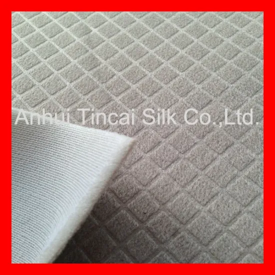 Velour Fabric Bonding with Sponge for Car Seat Cover