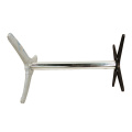 Modern Patio Bistro Stainless Steel Leg Foot Continental - 3 Leg Dining Flip Top Metal Table Base