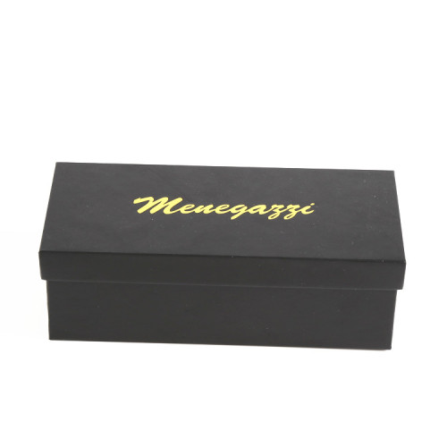 Black Custom Logo Cardboard Paper Glasses Packaging Boxes