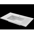 Acrylic solid surface embedded washbasin for cabinet