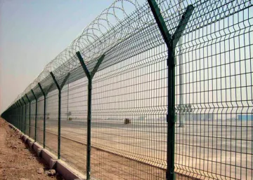 High security airport fence