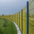 panneau de clôture en treillis de fil blanc