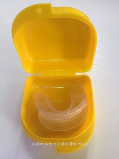 Dental whitening product silicon mouth tray with Home use teeth whitening light, whiten teeth