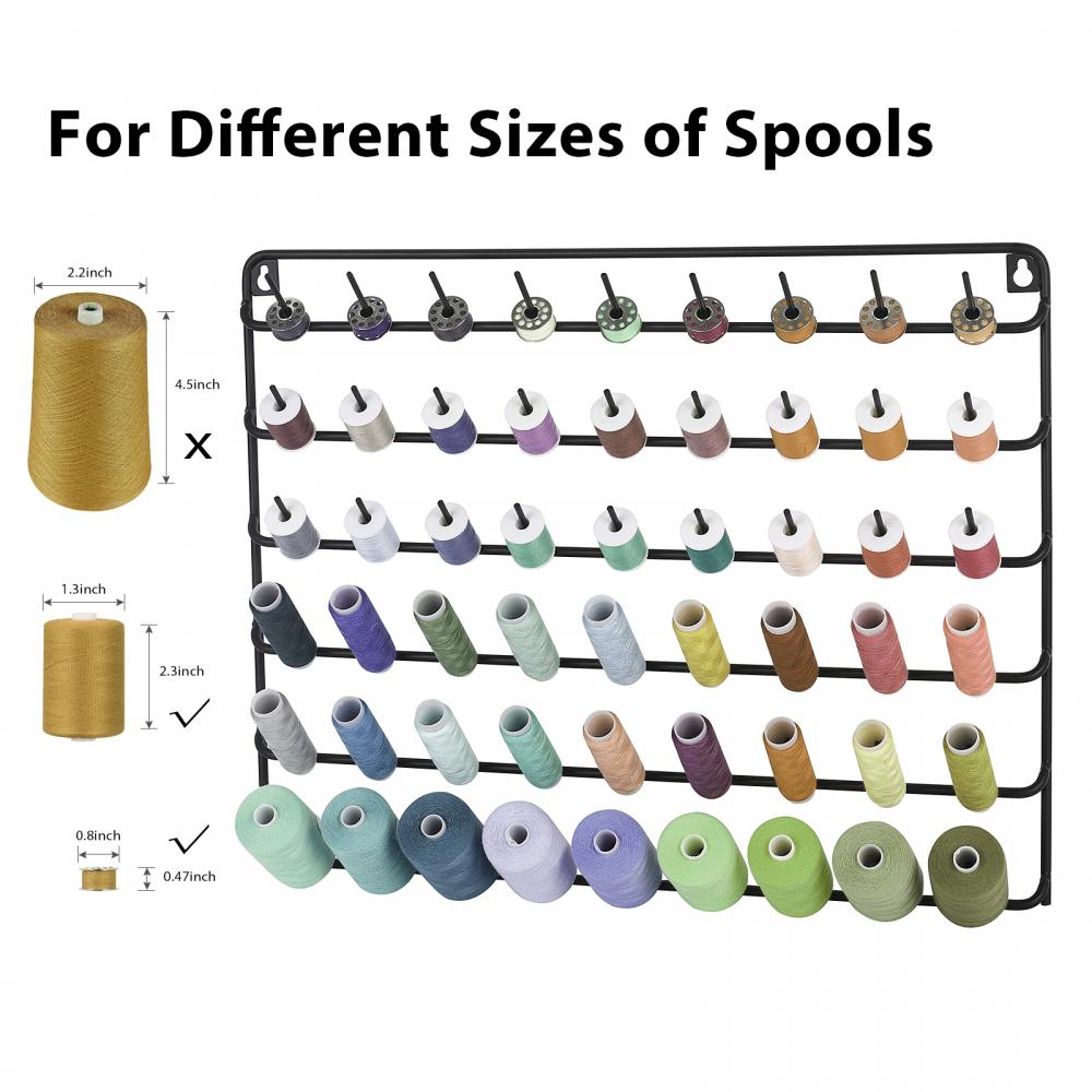 Black Hanging Spool Organizer