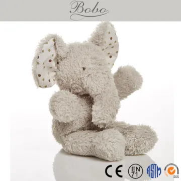 Grey Plush Elephant Toys Collection for Babies