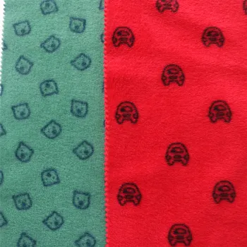 Customized Color Good Design Recycle 100% Polyester Weft Knitted Aop Polar Fleece Fabric for Coat Home Textile