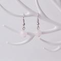 Silver Rose Quartz Gemstone Earrings Wedding Jewellery