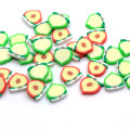 Colorful Fruits Slice Polymer Clay Peach Slice Diy Accessories Polymer Clay Slime Filling Phone Shell And Earrings Decor