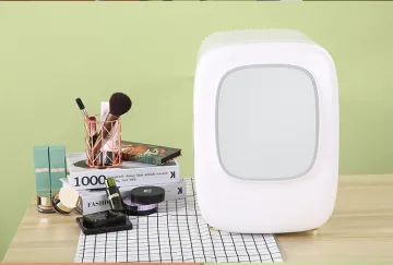 Cheap Professional Pink Beauty Fridge Mini Makeup Fridge