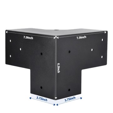 3-Way 90° Black Box Truss T-Junction