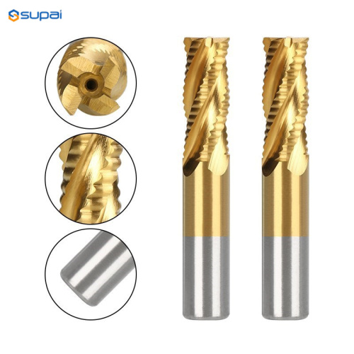 Bouching End Mill HSS Coupeurs 4flute Low Speed