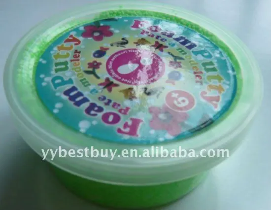 DIY soft bouncing kids foam putty toys