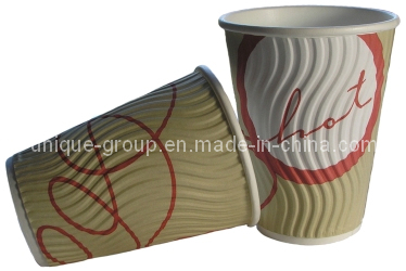 Ripple Wall Paper Cups 12oz-kraft, High Quality Ripple Wall Paper Cups ...