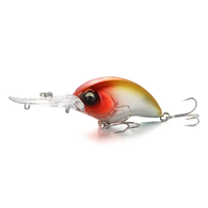 Deep CrankBait Lure for Saltwater Fishing - Pesca 61mm 18g Artificial Bait for Bass, Sea Snapper, Grouper
