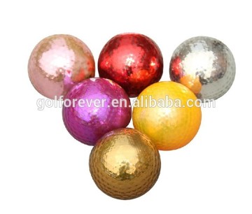colorful metal golf ball, golf metal ball