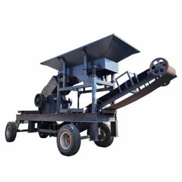 Diesel Hammer Crusher with Vibrating Screen for Gold Stone Grinding
