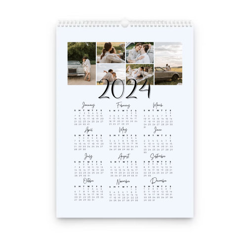 Family Calendar Wall Personalized Custom Photo Wall Calendar Printing Factory