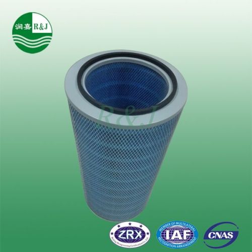 Hight quality wood pulp paper air cartridge filter,stainless steel wire mesh cylinder filter