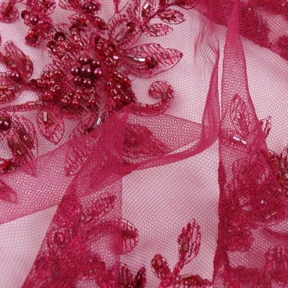 High Quality Heavy Industry Embroidery Hanfu Qipao Fabric