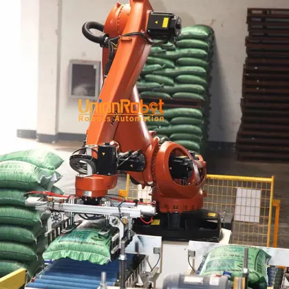 UnionTech Palletizing Robots with System Integration, Robotics, and Conveyor Systems