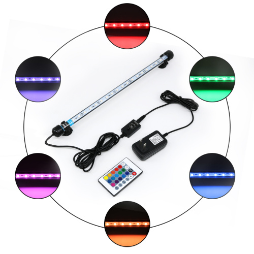 RGB αδιάβροχα LED Aquarium Lights με τηλεχειριστήριο