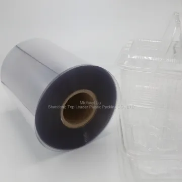 0.45mm transparent rigid RPET sheet
