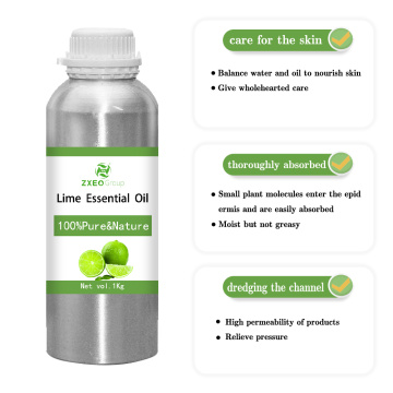 100% puro natural de alta calidad de lima es esencial Bluk para compradores globales El mejor precio para los alimentos de aromaterapia