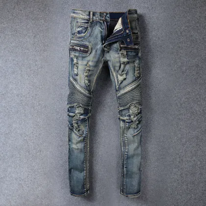 Vintage Locomotive Straight Jeans