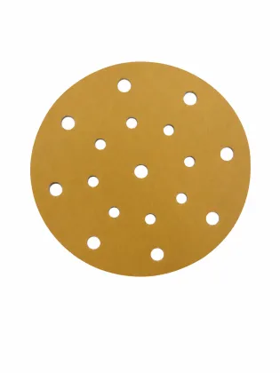 Earth Yellow 17 Hole Sanding Disc for Auto Sanding