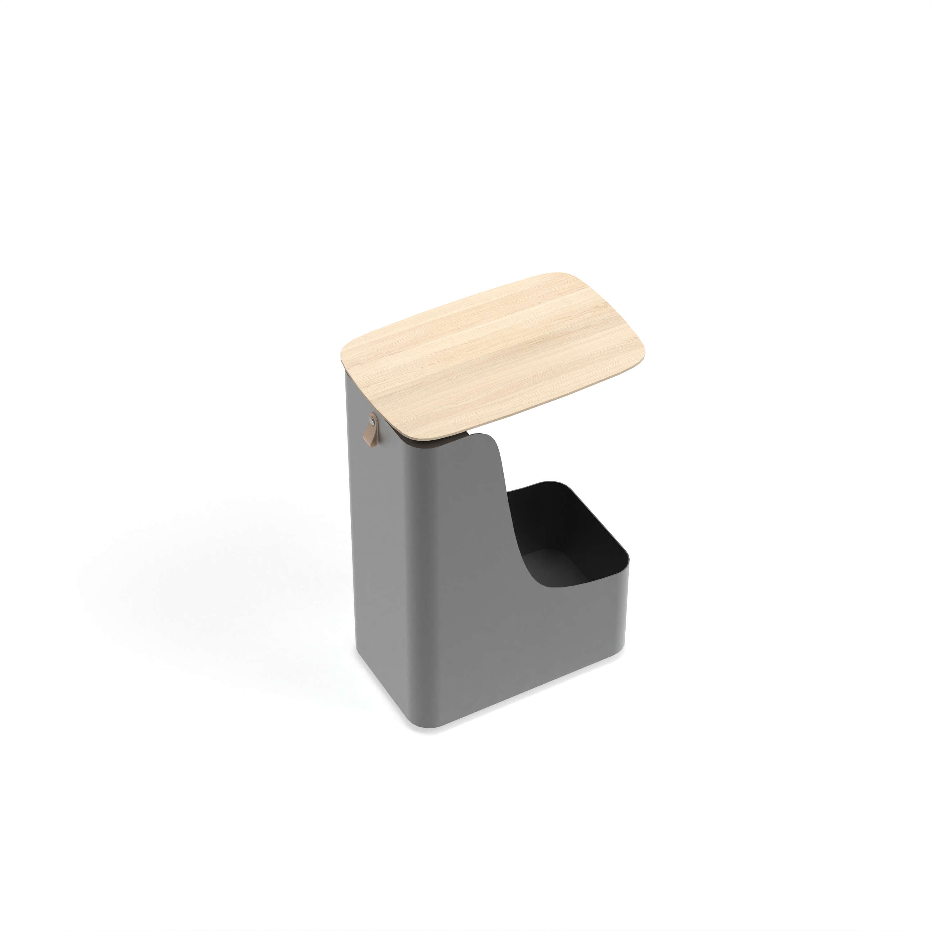 Side Table with Wheels