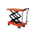 Mobile Manual Hydraulic Scissor Lift Table Troli