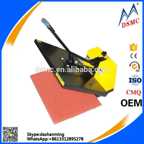 Hand-actuated sublimation heat press machine