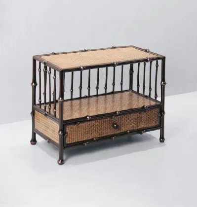 Qiong Bbamboo Vertical Bar Tea Rack
