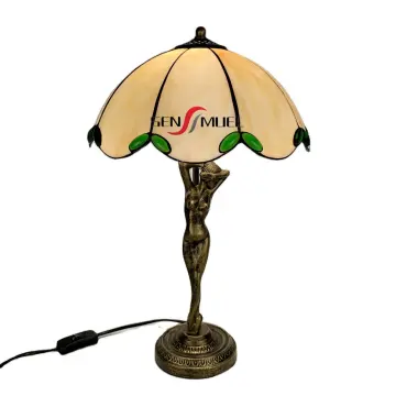 Factory Direct Tiffany Style Stained Glass LED Desk Lamp on Hot Sale