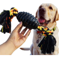 Durable Dog Chew Toys Combine Ball Rope