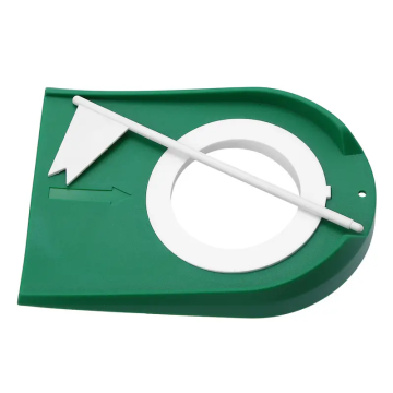 Entrenador de putting de golf para interiores, Putter de bandera con orificio ajustable