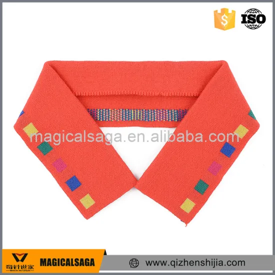 Knitted jacquardor jersey custom oem rib collar fabric